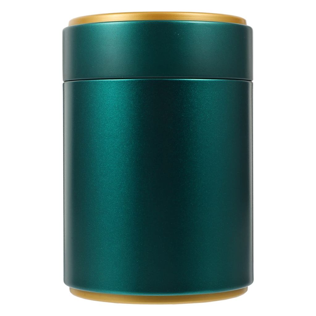 Cabilock Round Tea Canister with Airtight Lid, Storage Container for Tea, Coffee, Candy, and Spices 