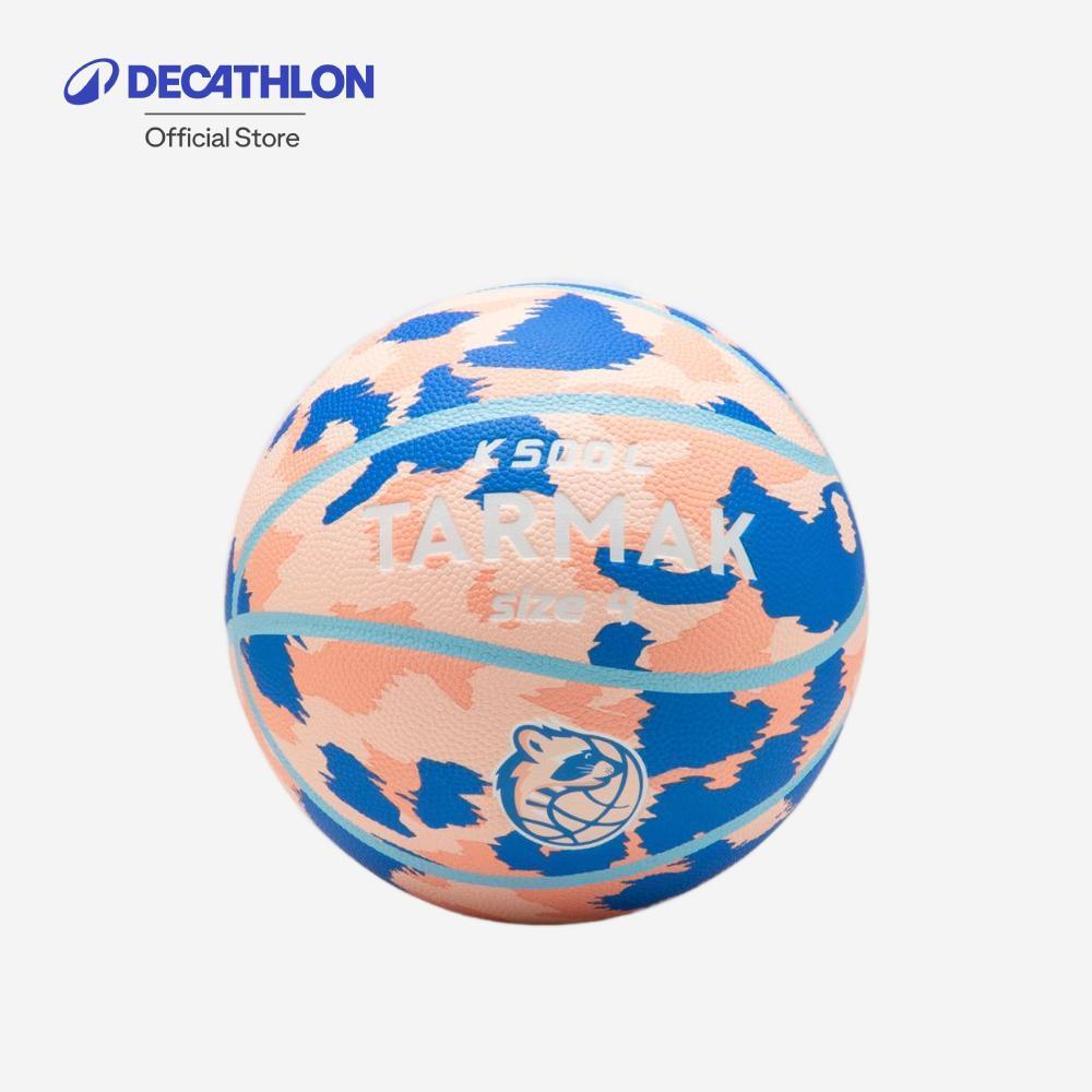 Decathlon Kids' Size 4 Basketball K500 ลูกบาสเกตบอลสำหรับเด็ก เบอร์ 4 รุ่น K500 - Blue/Pink