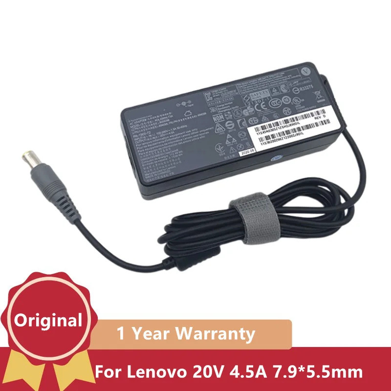 ของแท้ 40Y7674 40Y769 40Y7698 90W แล็ปท็อปอะแดปเตอร์สําหรับ Lenovo Thinkpad T60 T61 X220 X230 R61 R4