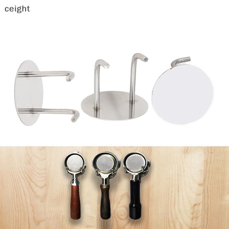 [ceight] Self-adhesive Coffee Bottomless Portafilter Wall Rack 51/53/54/58mm Holder TH