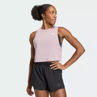 adidas Gym & Training เสื้อกล้ามออกกำลังกายทรงบ็อกซี Train Essentials ผู้หญิง สีม่วง KB7919