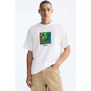 H&M(เอชแอนด์เอ็ม) เสื้อยืดทรงหลวม (Loose Fit T-shirt) ผู้ชาย 0972640_25