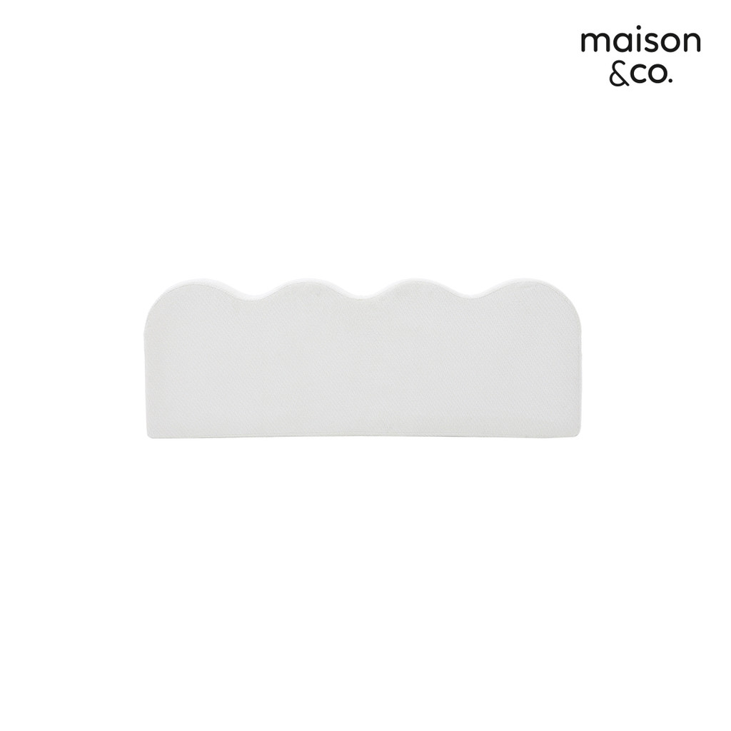 SB Design Square หัวเตียงสำเร็จรูป ขนาด 5 ฟุต รุ่น Como สีขาวครีม (168x10x62 ซม.) แบรนด์ MAISON&CO.