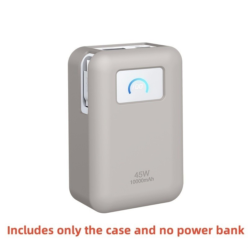 Power Bank เคสซิลิโคนสําหรับ Anker Nano 45W 10000Mah Anti-Fall ป้องกัน Soft Case สําหรับ Anker 45W แ