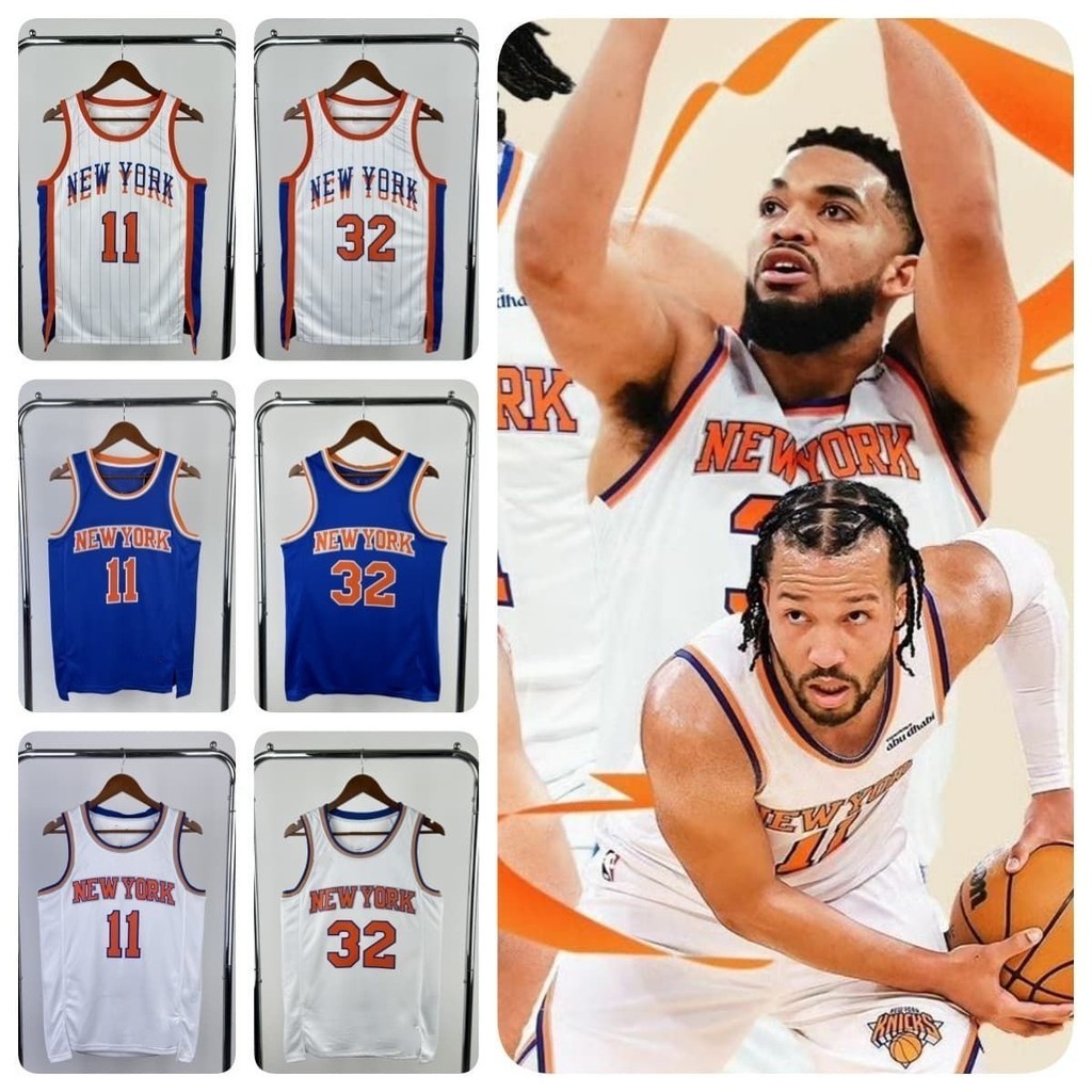 Hot Pressed Jersey Jalen Brunson City Edition Jersey Knicks Basketball Basketball