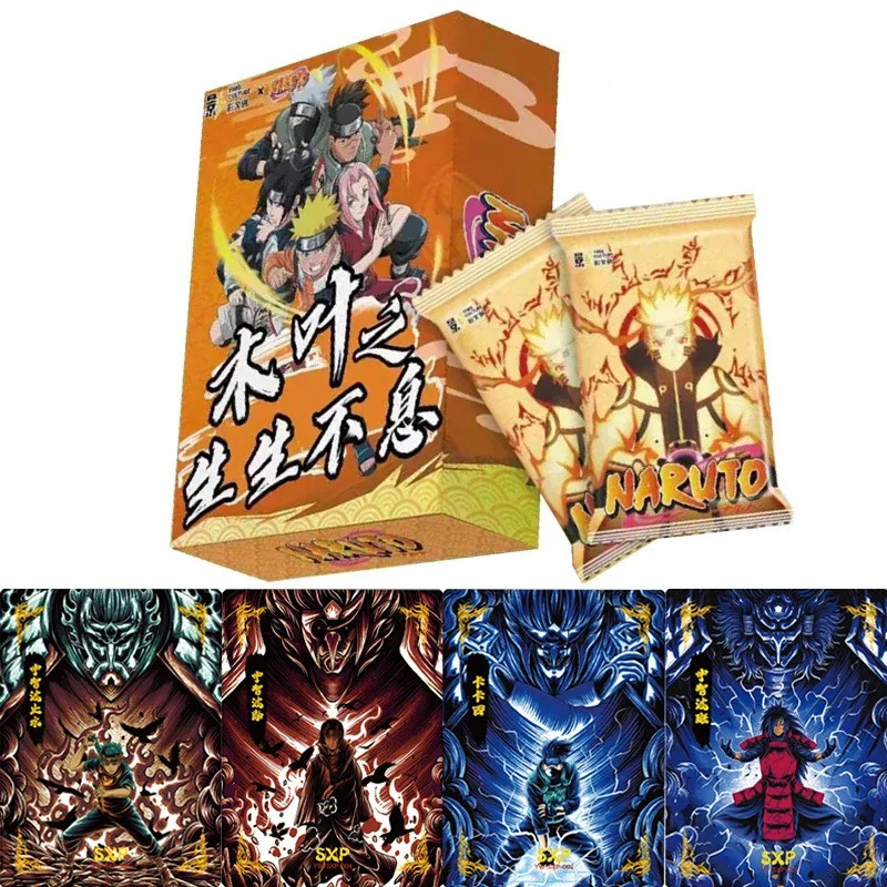 Naruto Card The bond of Konoha Uzumaki Naruto Sasuke Hyuga Hinata Rare HR งานแต่งงานอะนิเมะคอลเลกชันการ์ดของเล่นของขวัญ