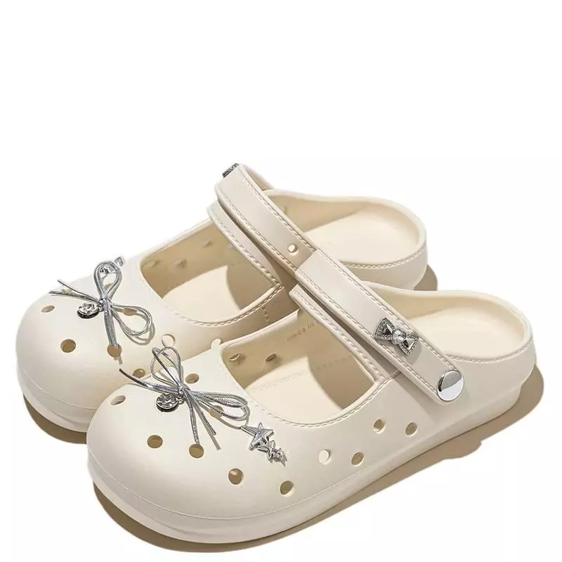 AYUER Mary Jane EVA Buckle รองเท้าแตะกลางแจ้งแบบหนาด้านบน