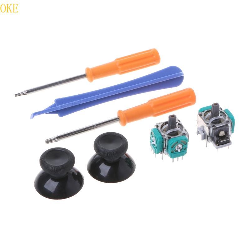 OKE ซ่อมเครื่องมือ T8 T6 ไขควง 3D Analog จอยสติ๊กเปลี่ยน Thumbsticks หมวกสําหรับ One Gamepad Control