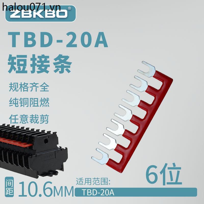 TBD-2006 การเชื่อมต่อ Terminal การเชื่อมต่อชิ้น TBD-20A 6-Bit แถบการเชื่อมต่อ Terminal แถวสั้นแถบการ