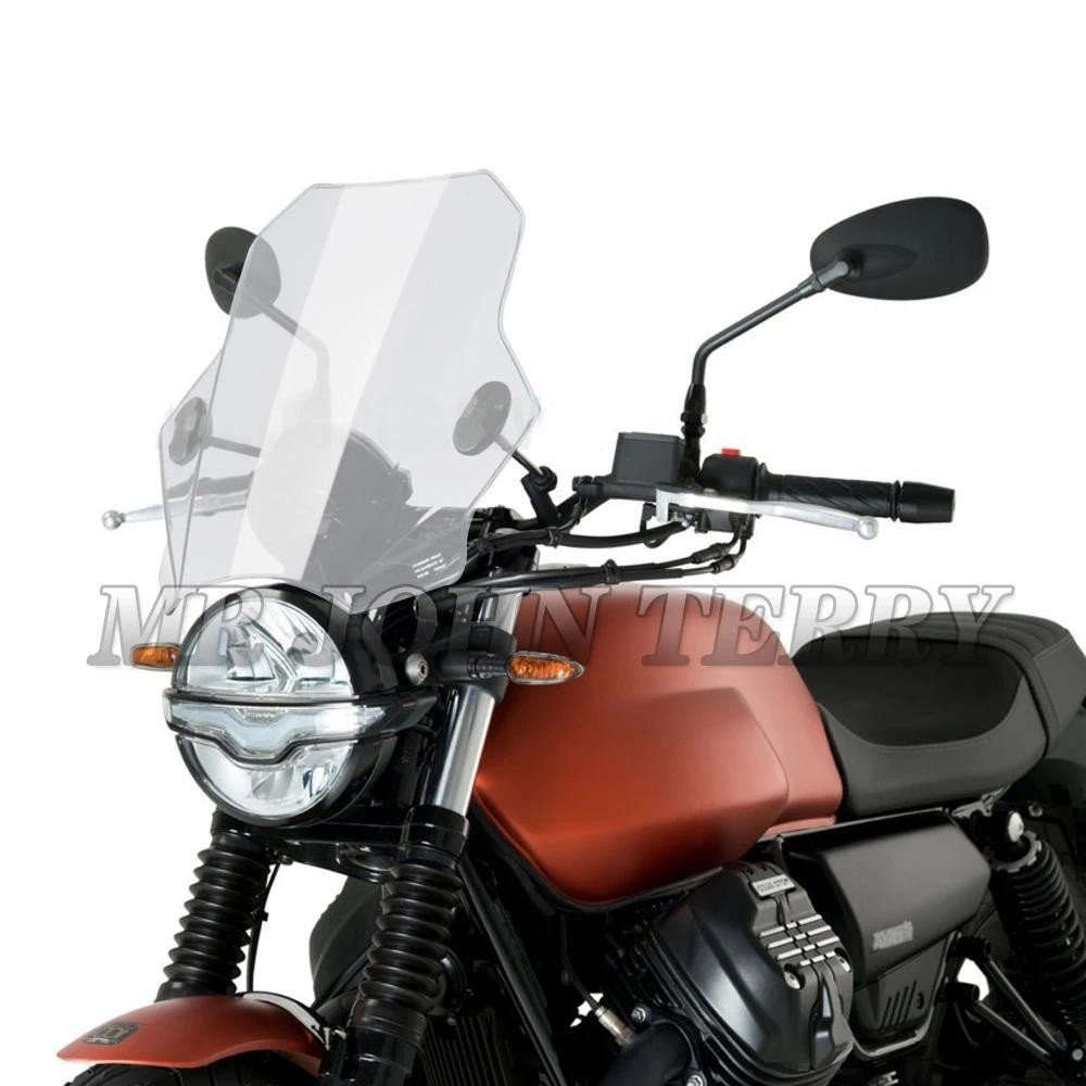 V7 III STONE 750 รถจักรยานยนต์ปรับกระจกหน้าจอลมสําหรับ MOTO GUZZI V7 III STONE 750 V7 STONE 850