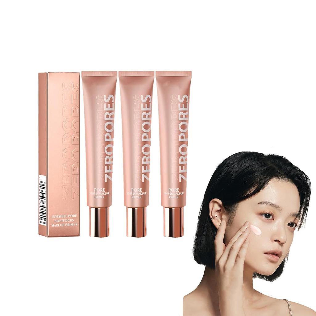 3 ชิ้นแต่งหน้า Prep คอนซีลเลอร์, ไพรเมอร์มังสวิรัติเรืองแสงธรรมชาติ, รองพื้นแต่งหน้าก่อน, ครอบคลุมเต