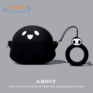 for Anker Soundcore R60i NC Case 3D Cute Robot Ghost Cartoon Vaseline Soundcore R60i NC Clear TPU Soft Case Suitable for Soundcore P31i Protective Cover