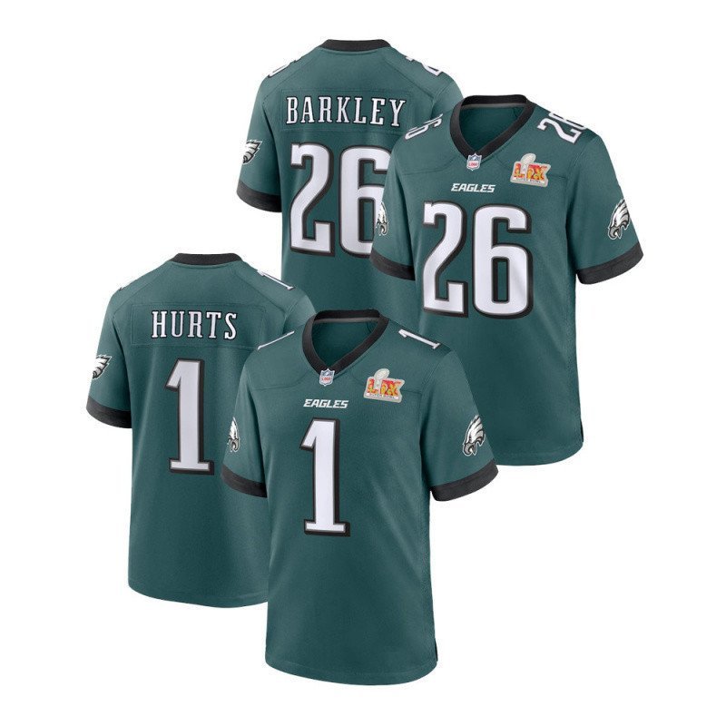 เสื้อฟุตบอล 2025 Saquon Barkley NFL ขนาดใหญ่ พร้อมส่ง