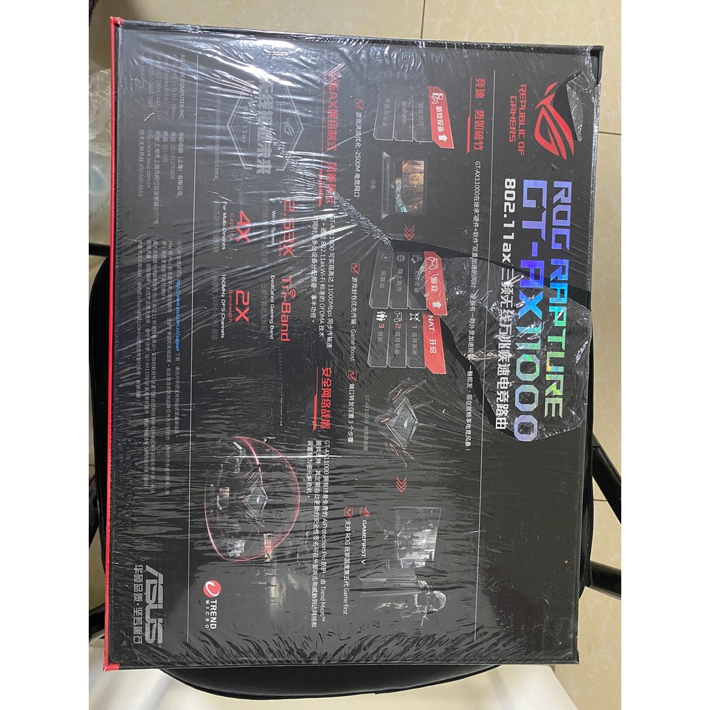 [ที่ยังไม่ได้เปิดใหม่เอี่ยม] ROG Player Country GT-AX11000 Wireless Road