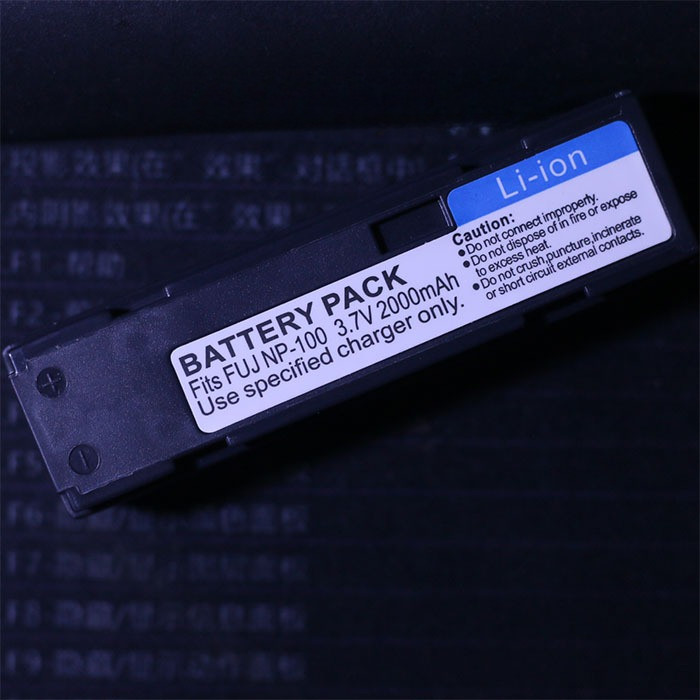 NP100 battery compatible with Fuji MX700 JVC GC-QX3HD 5HD V101E Ricoh DB30 camera charger
