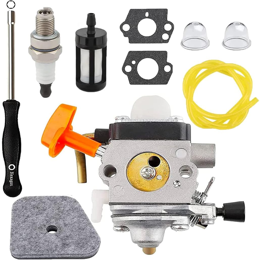 C1Q-S174 FS90R C1Q-S131c คาร์บูเรเตอร์ Trimmer พร้อม Tune Up Kit สําหรับ STIHL FS87 FS90 FS100 FS110
