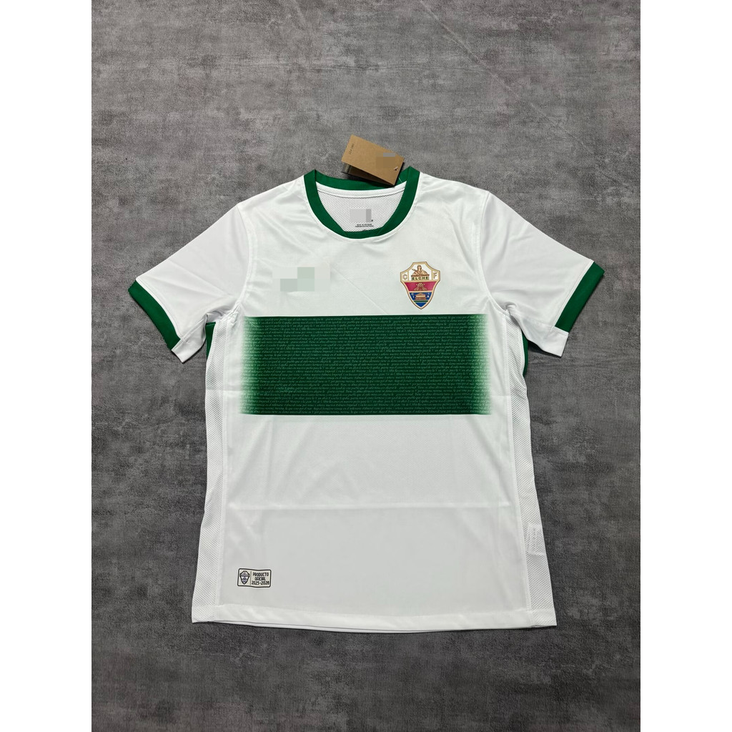 เสื้อฟุตบอล Elche CF Home Fan Edition 2526 แขนสั้น ขนาด S-4XL