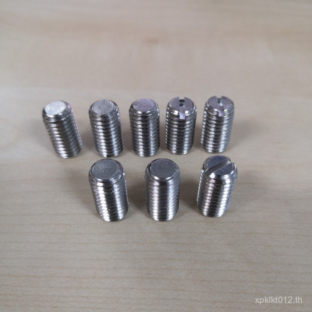 วัสดุแน่นสแตนเลส SUS M8 หางแบนตรง DIN551304Ready Stock/M10 สกรู GB73 24S3