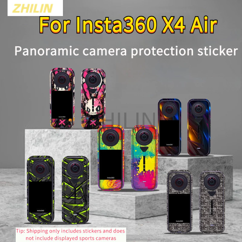 เหมาะสําหรับ Insta360 X4 Air 8K พาโนรามากีฬากล้องสติกเกอร์ป้องกันและอุปกรณ์เสริมฟิล์ม CASE