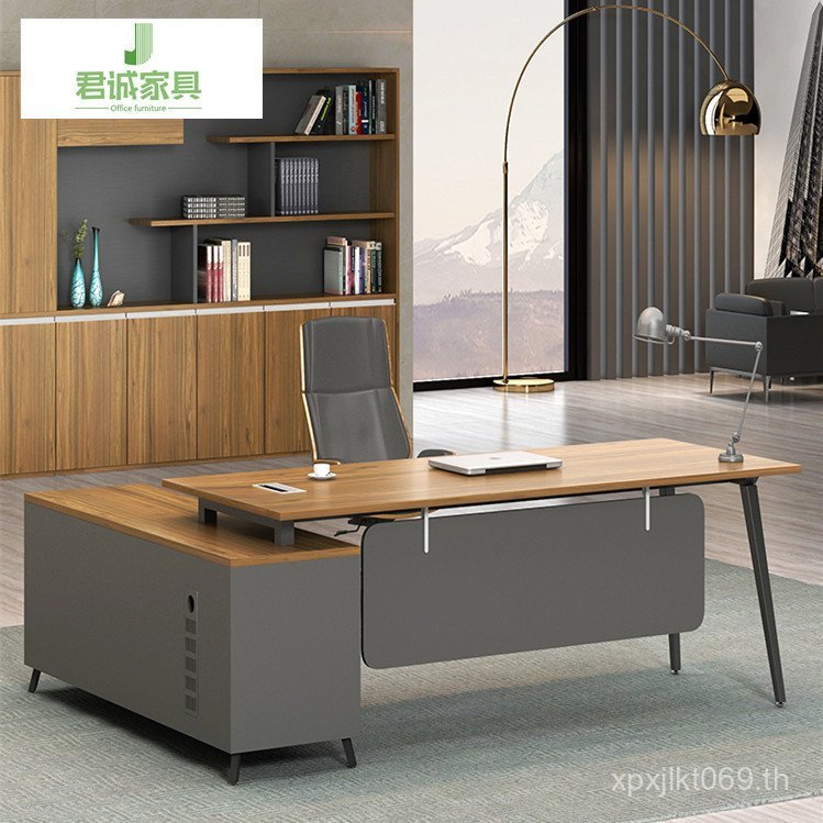 President Arc Manager โต๊ะโมเดิร์น Simple Combination Taipan Typhoon โต๊ะโต๊ะเก้าอี้ Simple Boss Des