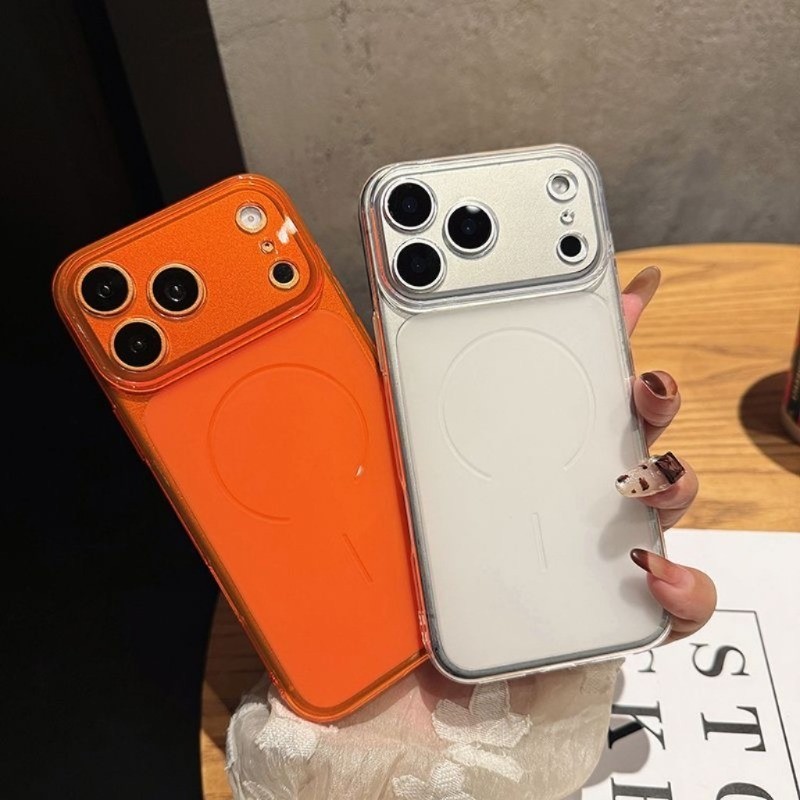 Matte หน้าต่างขนาดใหญ่ Soft Shell Case ใช้งานร่วมกับสําหรับ IPhone 11 12 13 14 15 16 17 Pro Max Air Plus Ultra-thin Soft Matte ลายนิ้วมือทนกันกระแทกเคสใส – โปรปัง