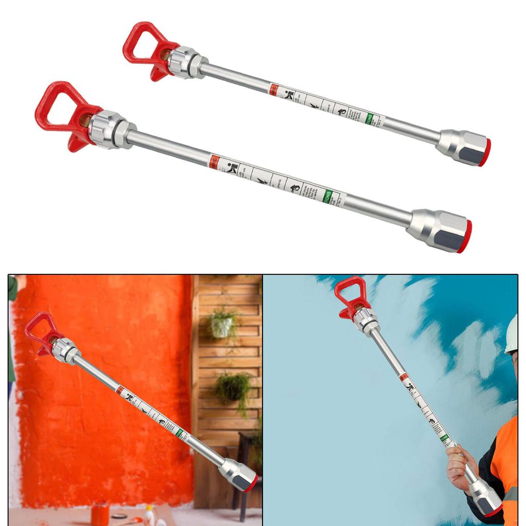 [Whgirld8] Airless Sprayer Extension Pole Paint Spraying Wands ใช้งานง่ายเปลี่ยน