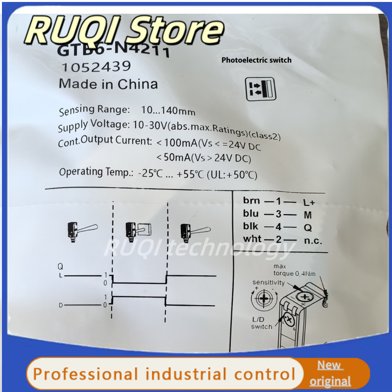 สวิตช์โฟโตอิเล็กทริคของแท้ GTB6-P4211 GTB6-P4212 GTB6-N4211 GTB6-N4212 GTE6-N4211 GTE6-N4212 GTE6-P4
