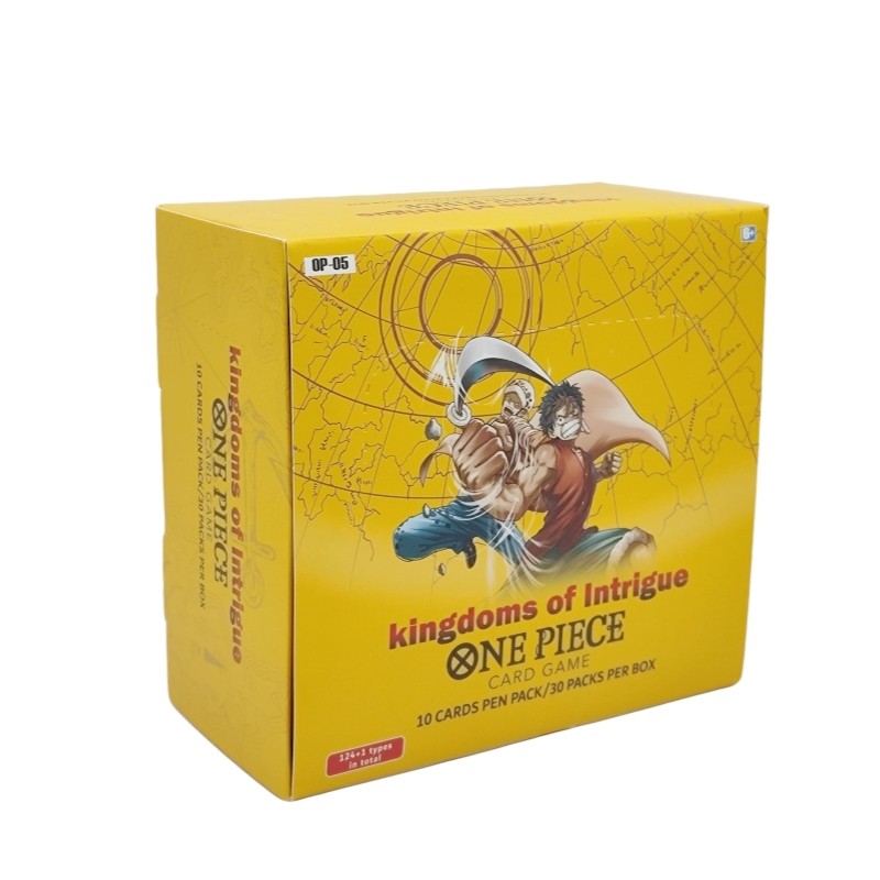 300 ชิ้น/กล่อง ONE PIECE การ์ดเกม [OP-04] Kingdoms Of Intrigue Booster Trading การ์ดเกม TCG Booster Display Box Boys ของขวัญ