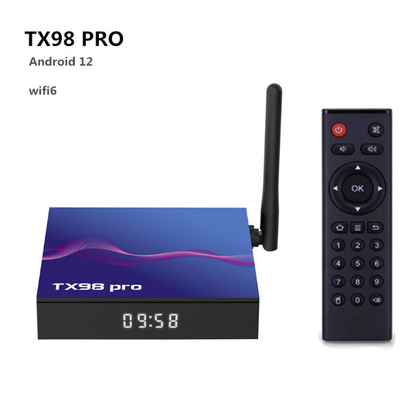 TX98 PRO กล่องทีวี H618 Android 12.0 4k HD Network Dual Band WIFI6+BT5 tvbox