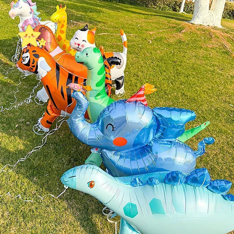 [JBTH] 4D การ์ตูนฟอยล์บอลลูนช้างขาตั้งบอลลูนเดินล้อสําหรับเด็กตกแต่งงานเลี้ยงวันเกิด Baby Shower [JB] - รูปที่ 2