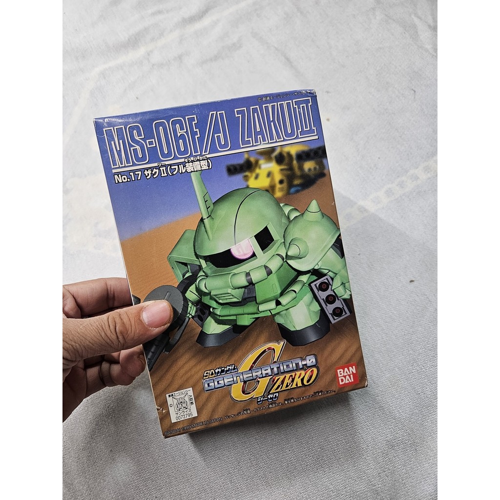 Bandai SD Gundam BB Warrior SDGG G Century No. 17 MS-06F/J Zagu 2 จัดส่งฟรีที่ยังไม่ได้เปิดเร็วทั่วไ
