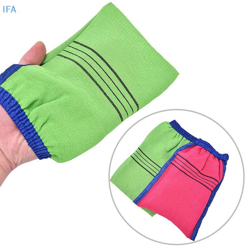 IFA 1x Moroccan Hammam Bath Scrub Glove Exfoliating Facial Tan Remover SPA ดี
