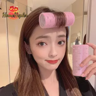 HomeHepler 4size Hair Rollers Hair Curlers Lazy Curler Hair Roller พร้อมแผ่นอลูมิเนียมใหม่