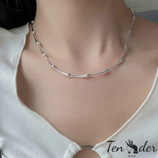 COD-ส่งเร็วจากไทย🎀สร้อยคอโลหะไม่สม่ําเสมอ เรียบง่าย อเนกประสงค์ สําหรับผู้ชาย และผู้หญิง เครื่องประดับแฟชั่น-Tender