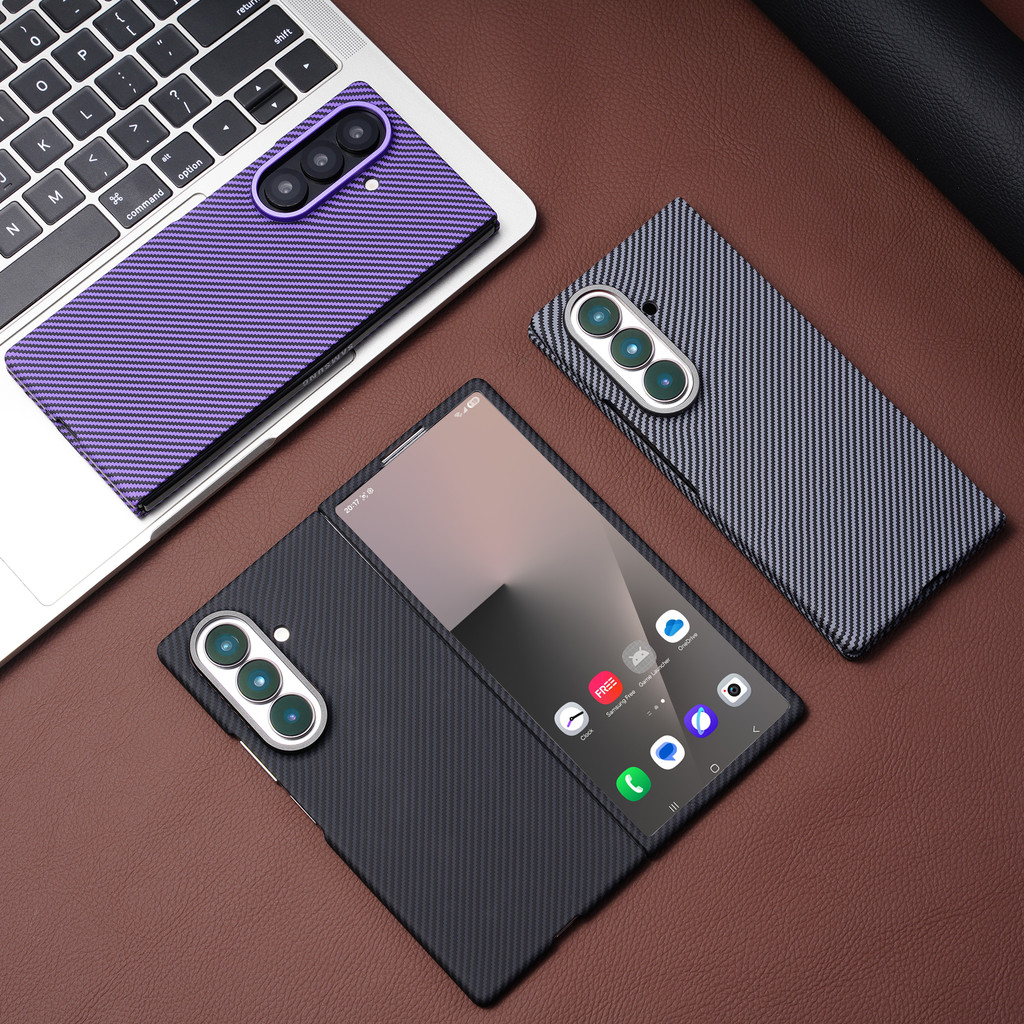 คาร์บอนไฟเบอร์แม่เหล็กพับสําหรับ Samsung Galaxy Z FOLD8 Utrla Fold5 Fold6 Fold7 Fold4 3 กันกระแทกกล้องโลหะป้องกันกรณีฝาครอบกระจกนิรภัยป้องกันหน้าจอ