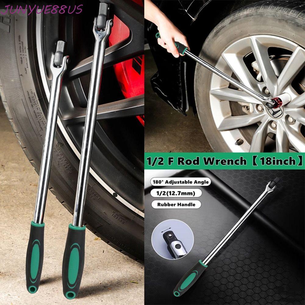 JUNYUE88US 1/2'' F Rod ประแจซ็อกเก็ต, 1/2 ไดรฟ์ 15 18 ซ็อกเก็ตบาร์เบรกเกอร์ประแจ,ลื่นจับ Flex หัว 18