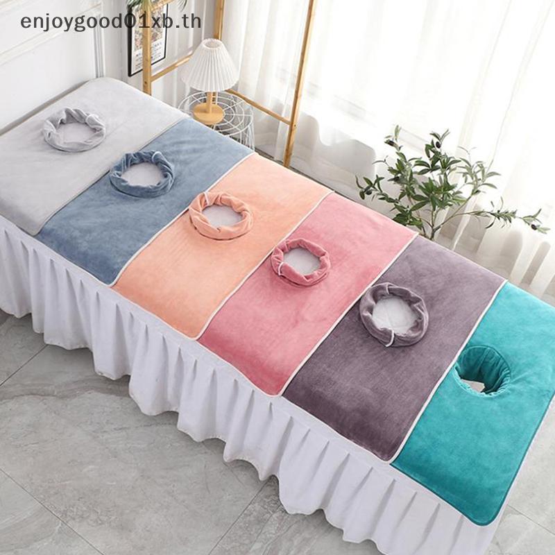 EDTH 40*80 ซม. Thiened Beauty SPA โต๊ะนวด Planking ผ้าขนหนูเช็ดหน้าพร้อมเตียงรู