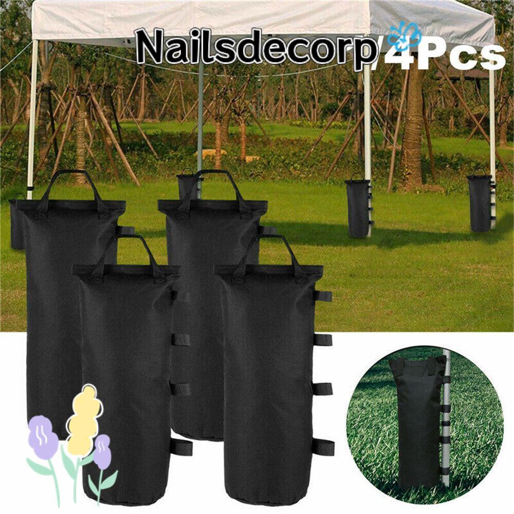 NAILS 1/4 ชิ้นเต็นท์ Sandbag แบบพกพา Sand Shelter Camping Party เต็นท์ชุด