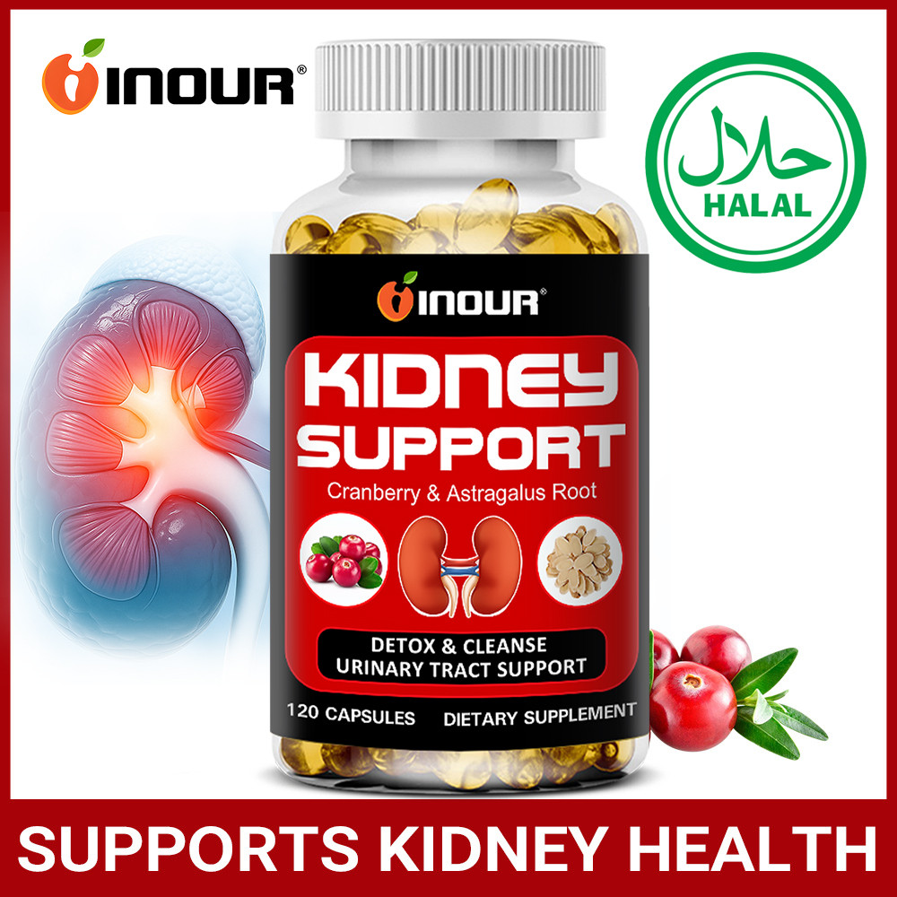 INOUR Kidney Support แคปซูล ช่วยสนับสนุนสุขภาพไต ผสมแครนเบอร์รี่ และรากอัสตรากาลัส