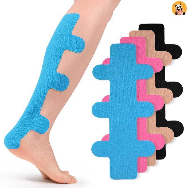 [CO] Precut Athletic Tape 10 ชิ้น Achilles Tendon Support เทประบายอากาศ Strong Adhesion สําหรับข้อเท