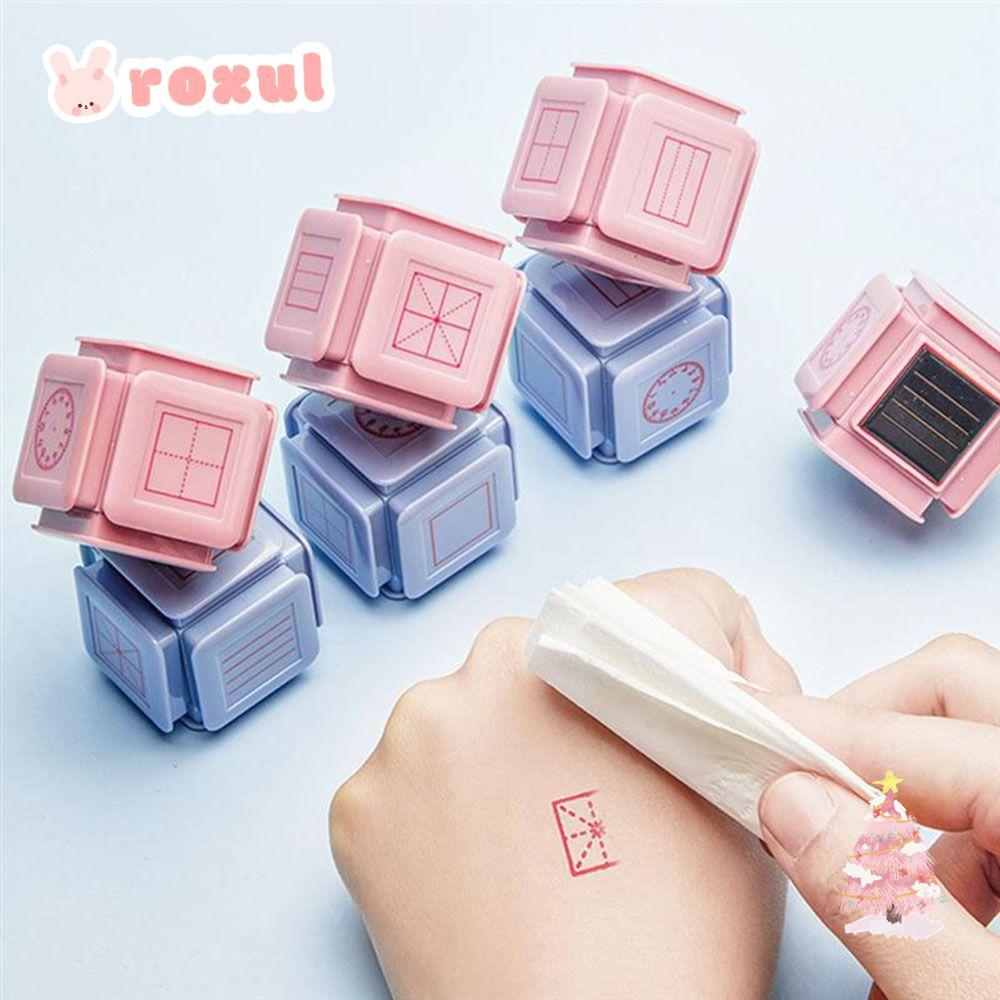 ROXUL เด็กการศึกษา Stamper แสตมป์อุปกรณ์การเรียนของขวัญช่วยสอนนักเรียนเครื่องมือการสอนของเล่นเด็กสอนซีล