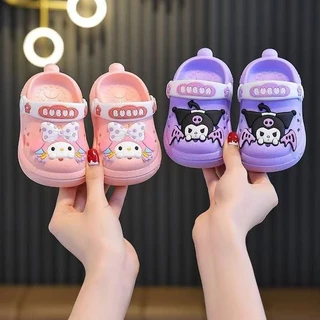รองเท้าแตะรัดส้น รองเท้าเด็กลายการ์ตูน น่ารักๆ ใส่สบาย น้ำหนักเบา 🧸 พร้อมส่งจากไทย