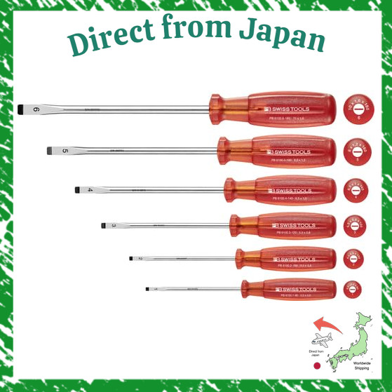 Direct From Japan PB SWISS TOOLS PB SWISS TOOLS 6-Piece Multi-Craft Negative Screwdriver Set for M2-