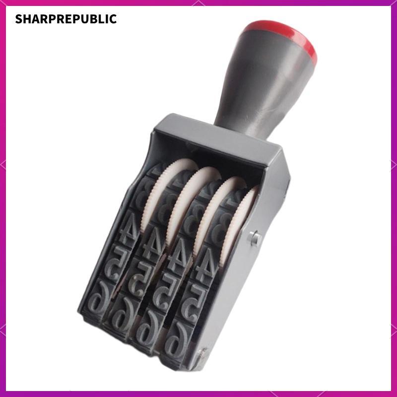 [Sharprepublic] Numbering Stamp 4 Strips Digital Rolling Stock Supplies Number Numbering TRULLEY TRU