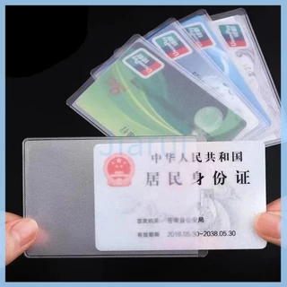 JiaRui ซองใสใส่บัตร atm บัตรประชาชน กระเป๋าใส่บัตร ป้องกันรอยขีดข่วน การเสื่อมสภาพของบัตร
