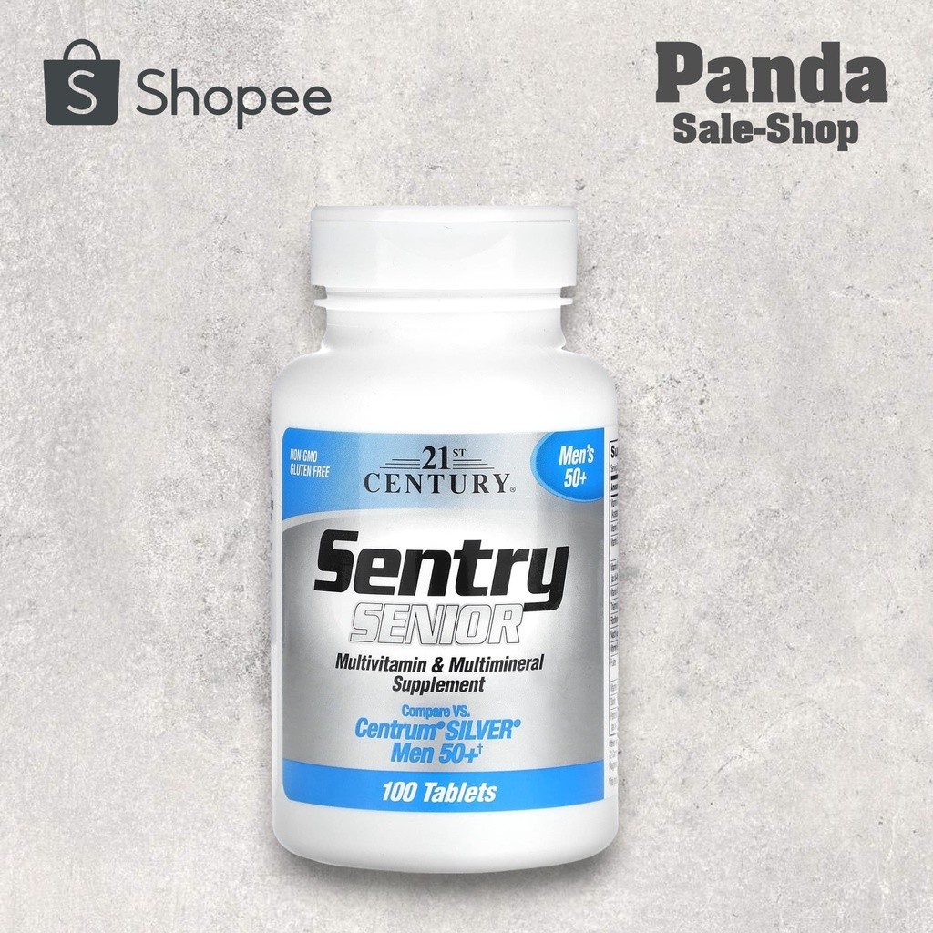 21st Century Sentry Senior, Multivitamin & Multimineral Supplement, Men's 50+ 100 Tablets