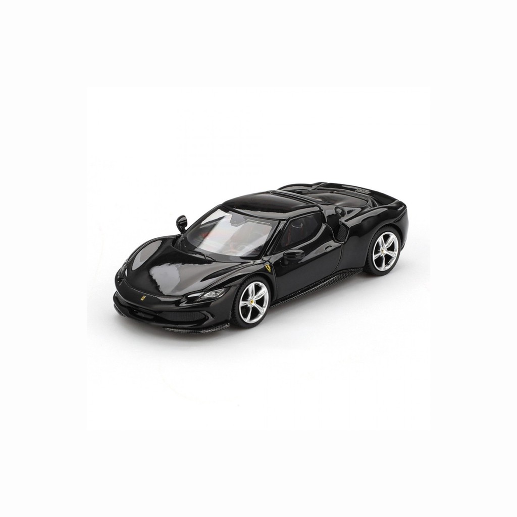 BBR Ferrari 296 GTB Nero Daytona (BBRFER64003)