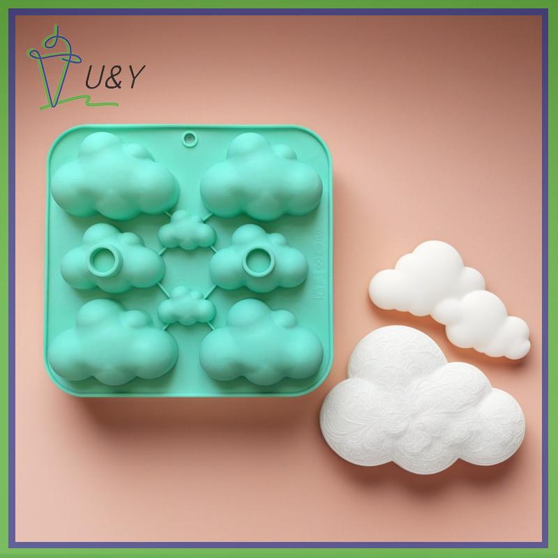 {U&Y} 8-Cavity Cloud Shaped Silicone Candy Mould Chocolate Pudding Cake Baking Mould Kitchen Tool Ca