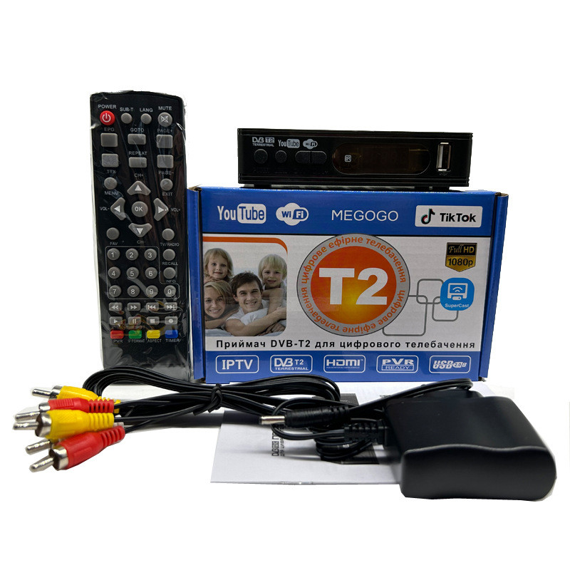 Hot Sale Ready Stock DVB-T2 TV TOP Box FTA Receiver H.264 HD SET TOP BOX25.12.7