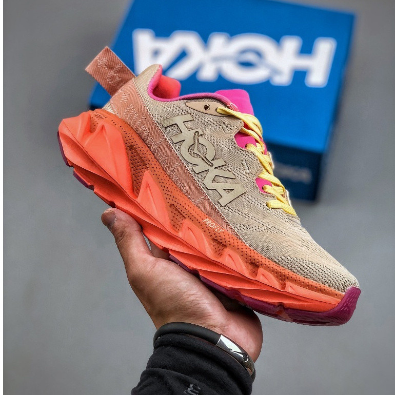 HOKA ONE ONE ONE ELEVON 2 รองเท้าวิ่งถนนระบายอากาศน้ําหนักเบาสําหรับผู้ชายและผู้หญิงรองเท้าวิ่งกันกร